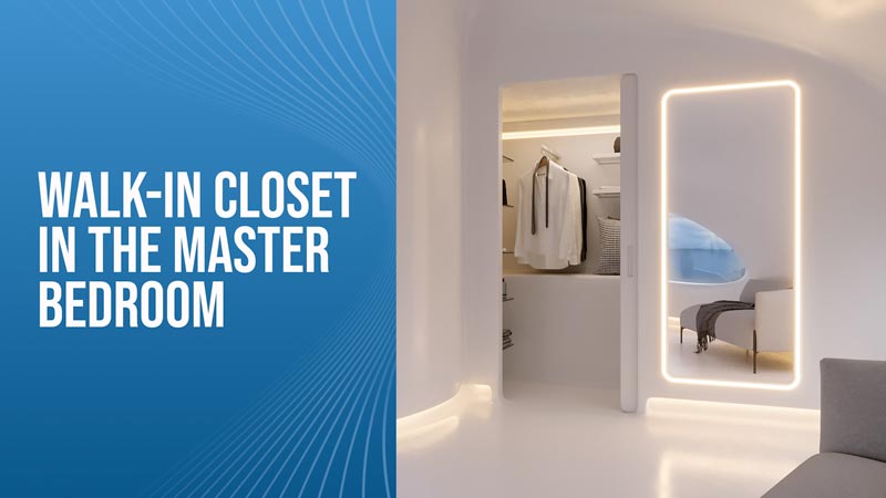 Walk in Closet In The Master Bedroom