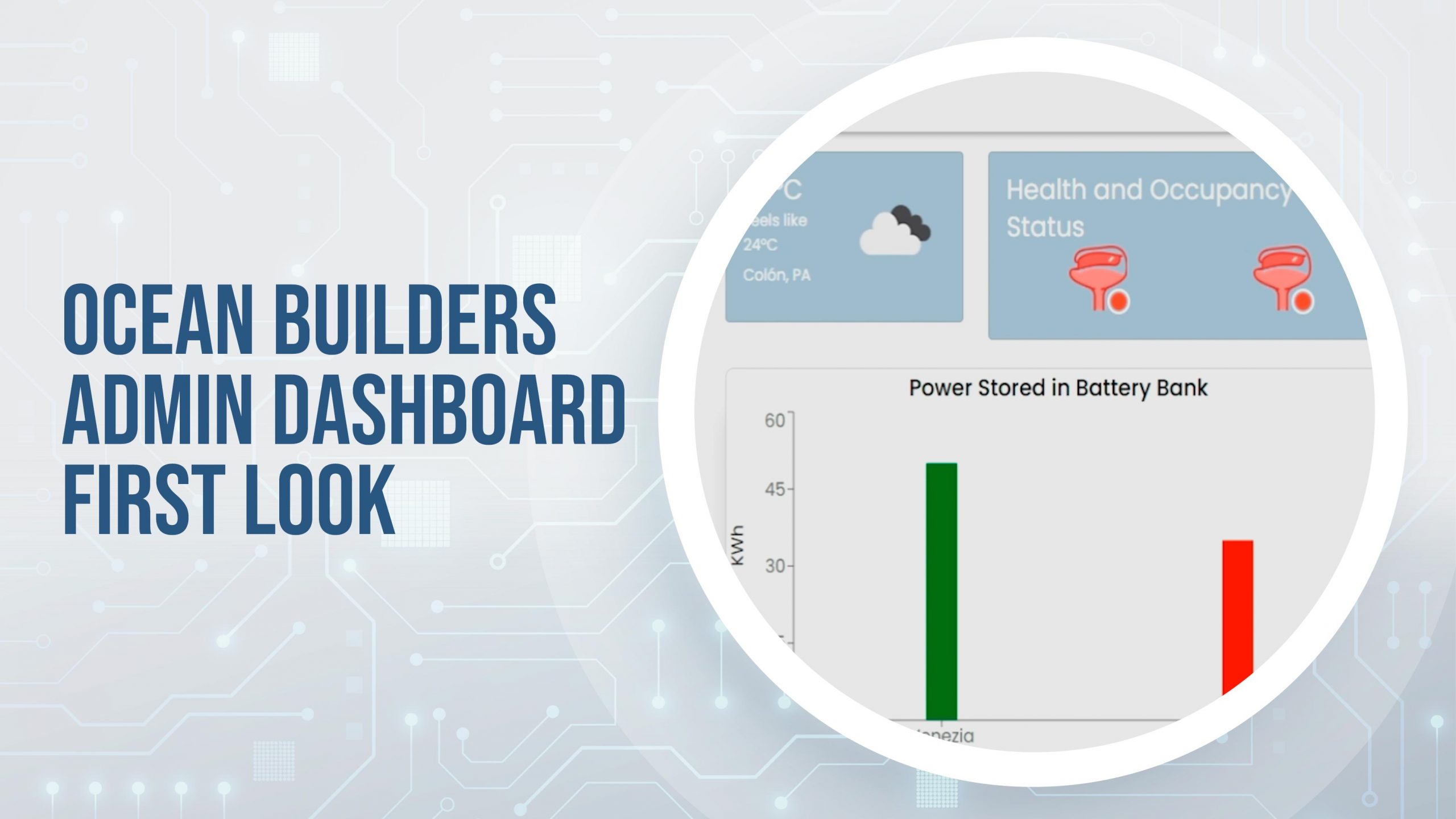 Ocean Builders Admin Dashboard First Look