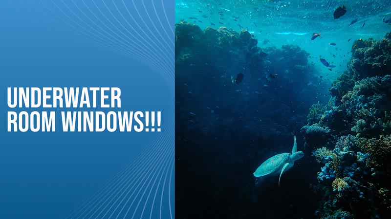 Underwater Room Windows!!! - Ocean Builders