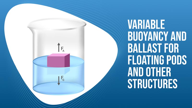 Variable Buoyancy and Ballast for Floating Pods and other Structures