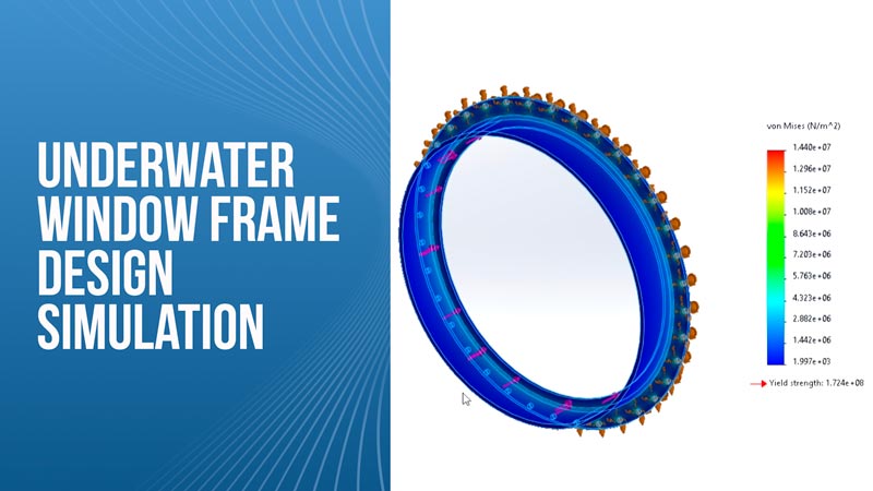 Underwater Window Frame Design Simulation