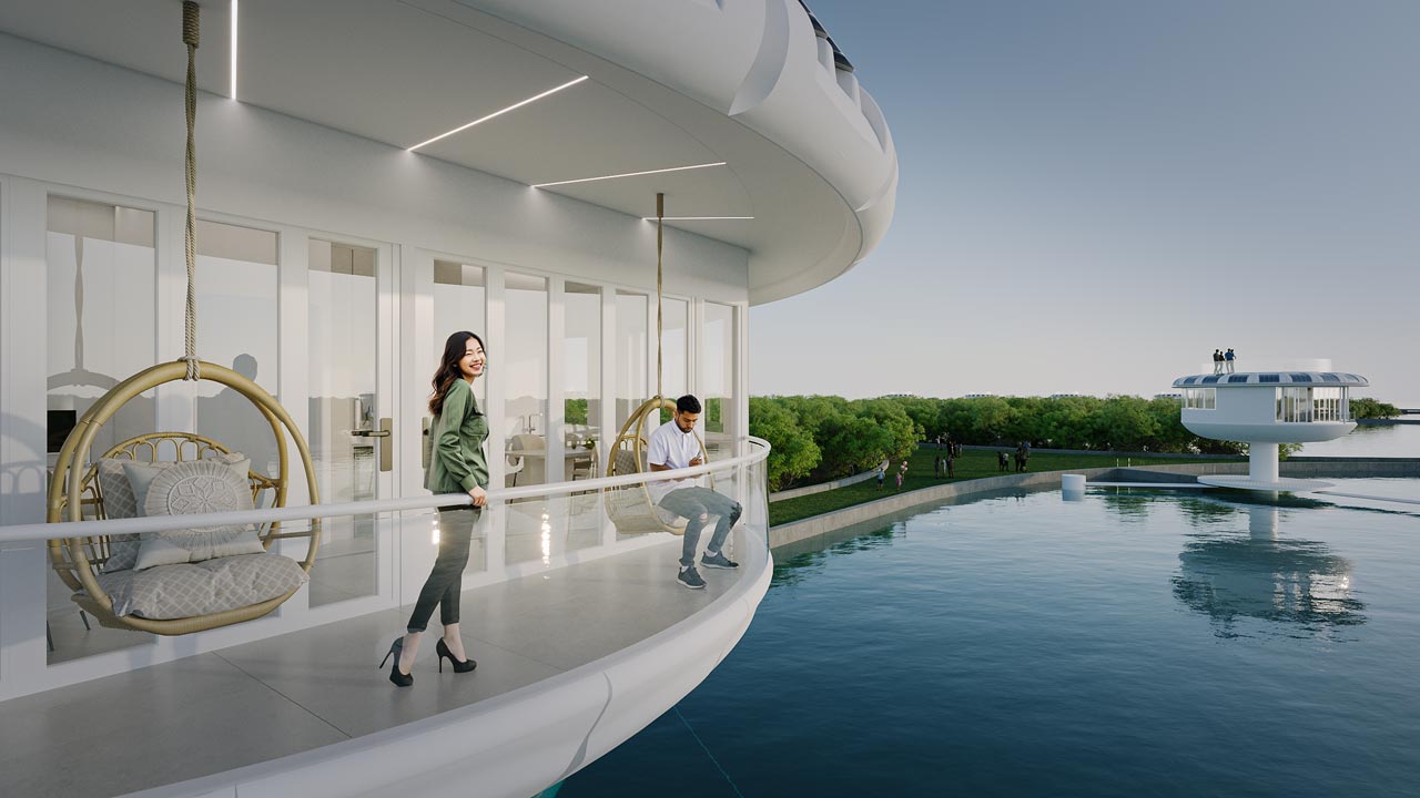 Residents can expect luxury living on the waterfront.